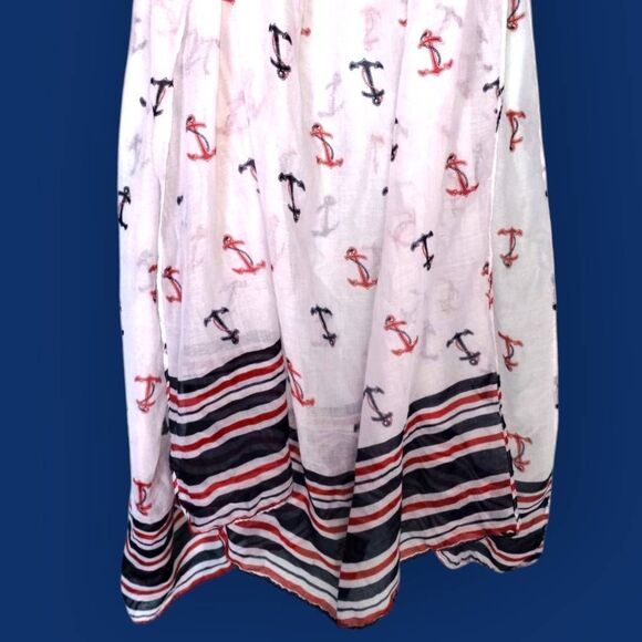 Scarf Red White Blue Lightweight - Picture 9 of 11